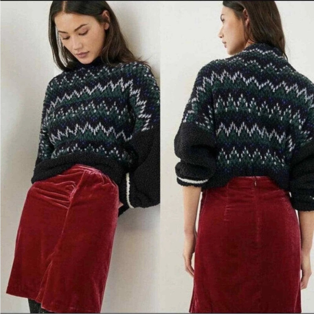Anthropologie Connie Velvet Mini Skirt
Raspberry Y2K Boho Retro NWOT $118 Size 4